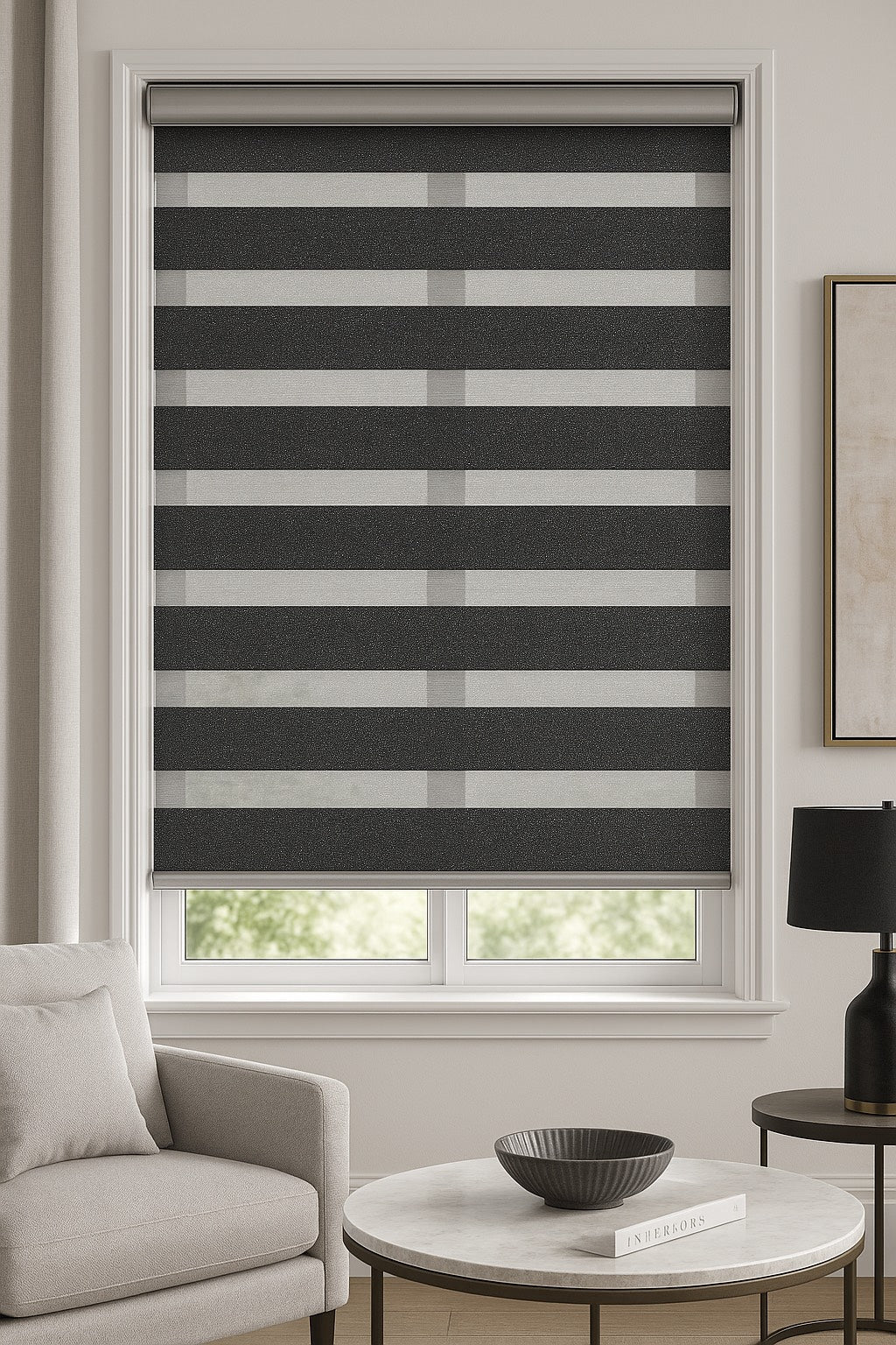 BHN307 Zebra Stor Perde