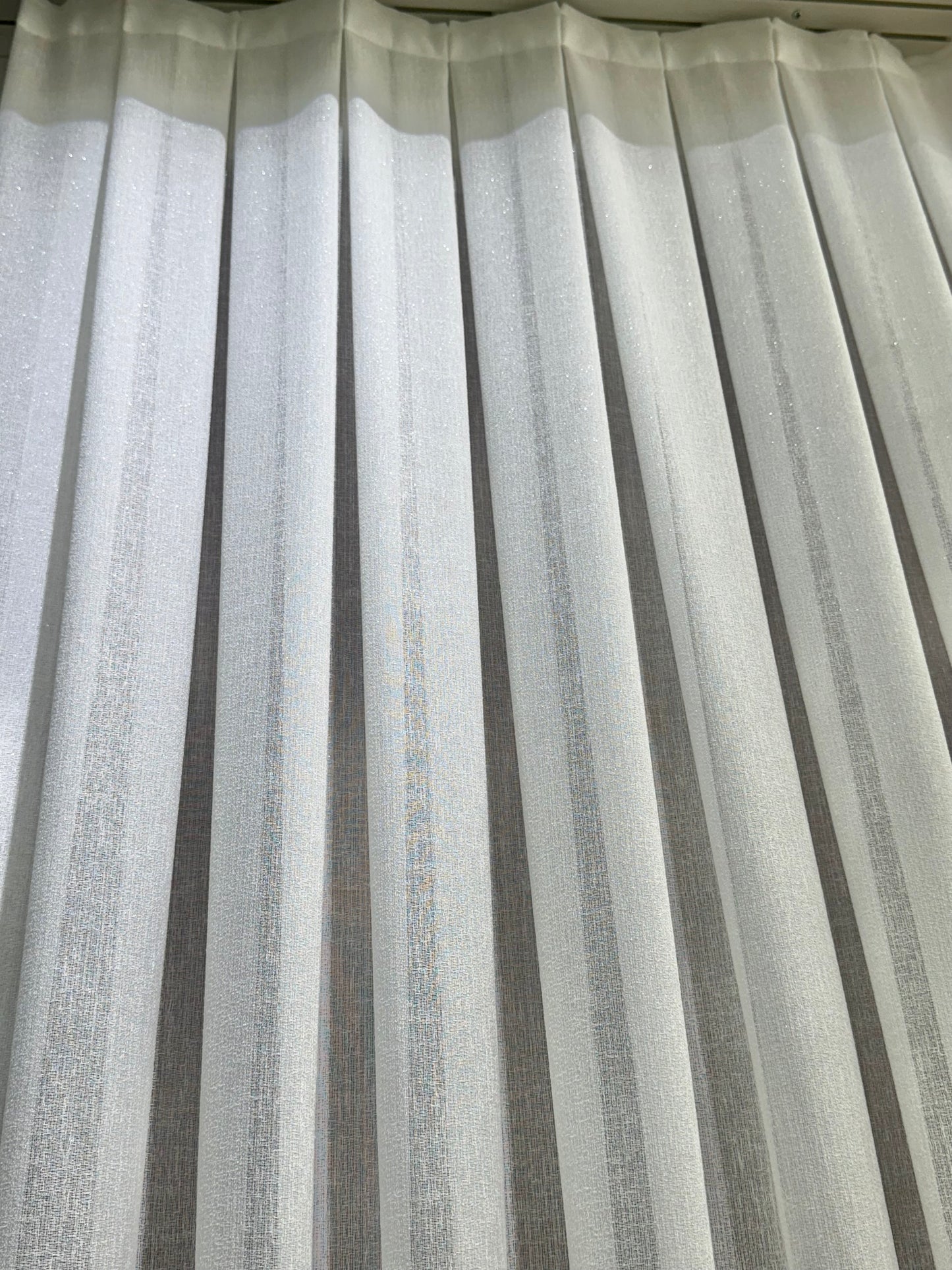 Chanel-Duru Simli Tül Perde