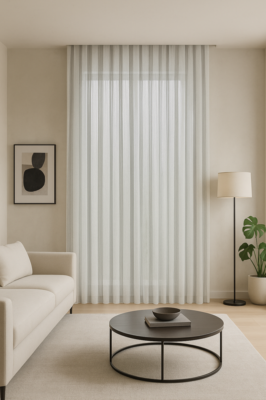 Modern Keten Şantuk Dokuma Perde