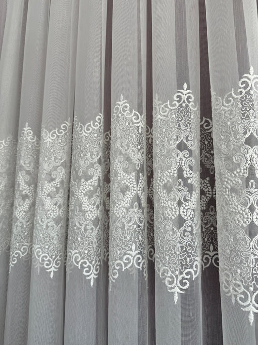 Özel Tasarım Nakışlı Tül Perde